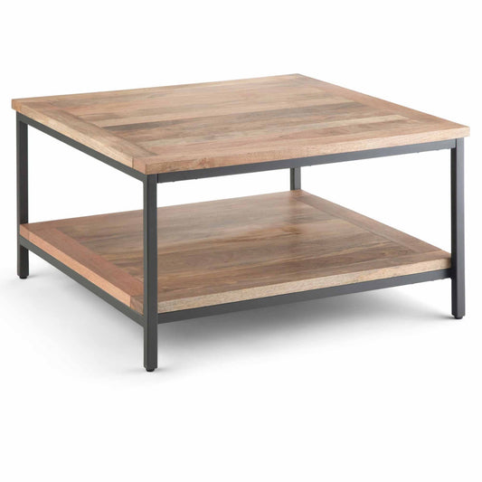 Natural | Skyler 34 inch Square Coffee Table
