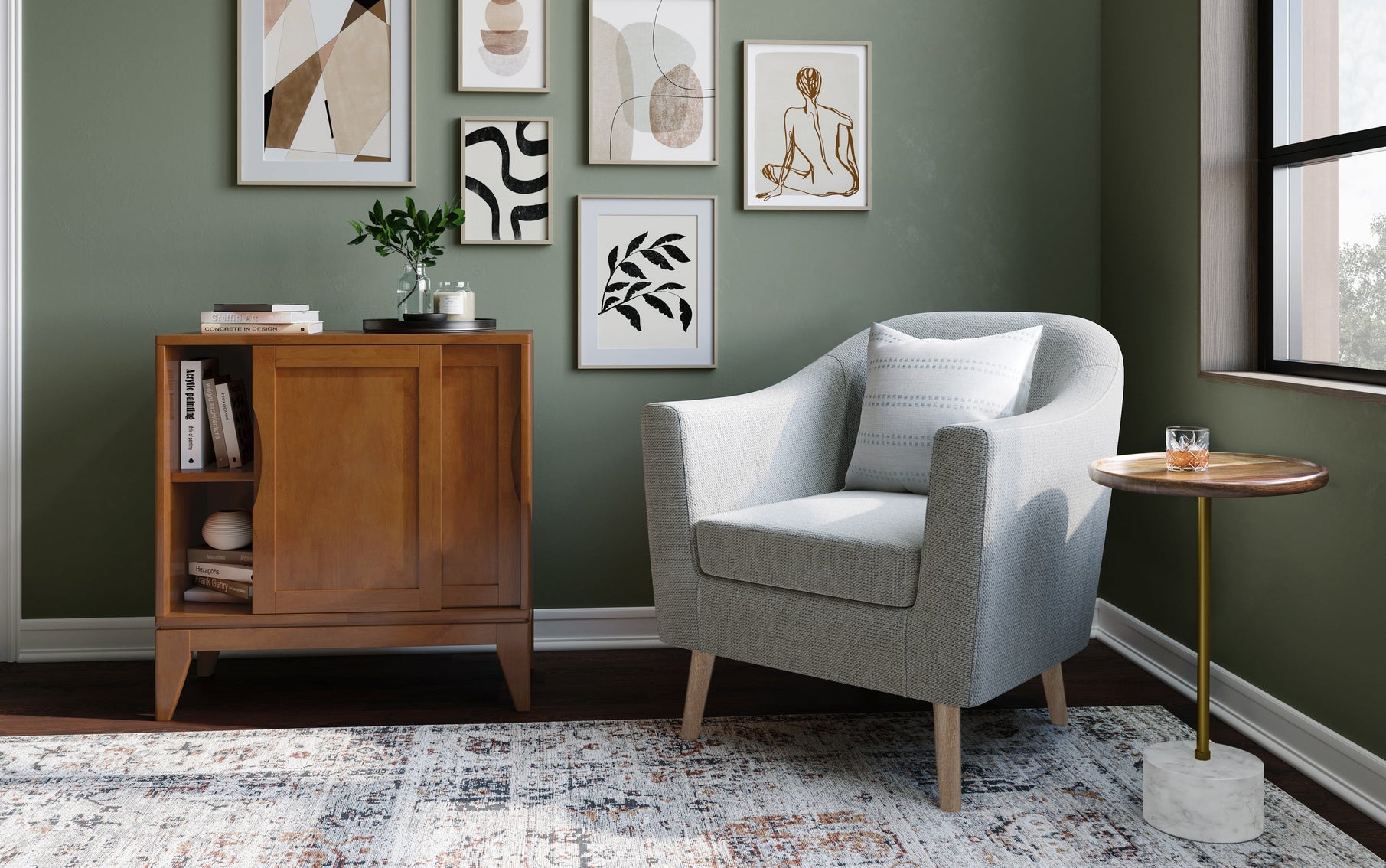 Classic Grey | Thorne Accent Chair