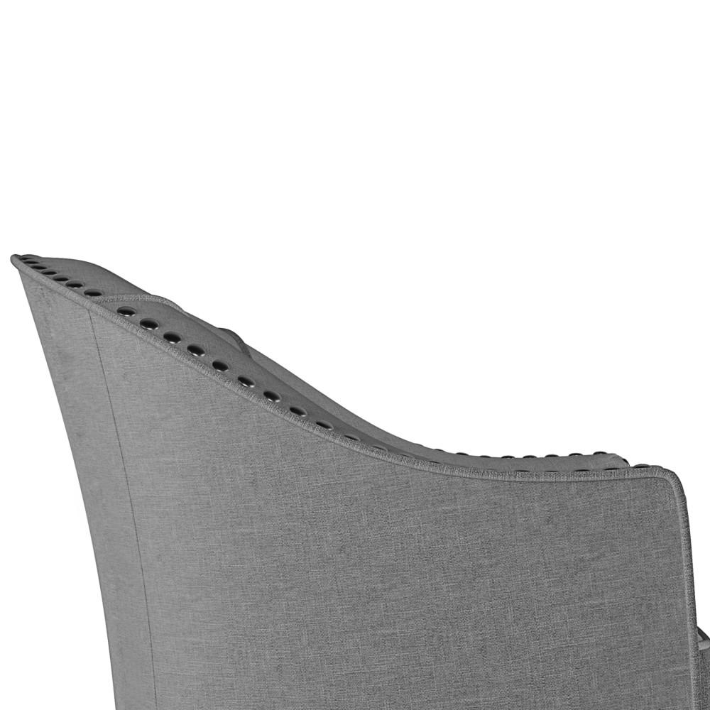 Slate Grey Linen Style Fabric | Kildare Tub Chair