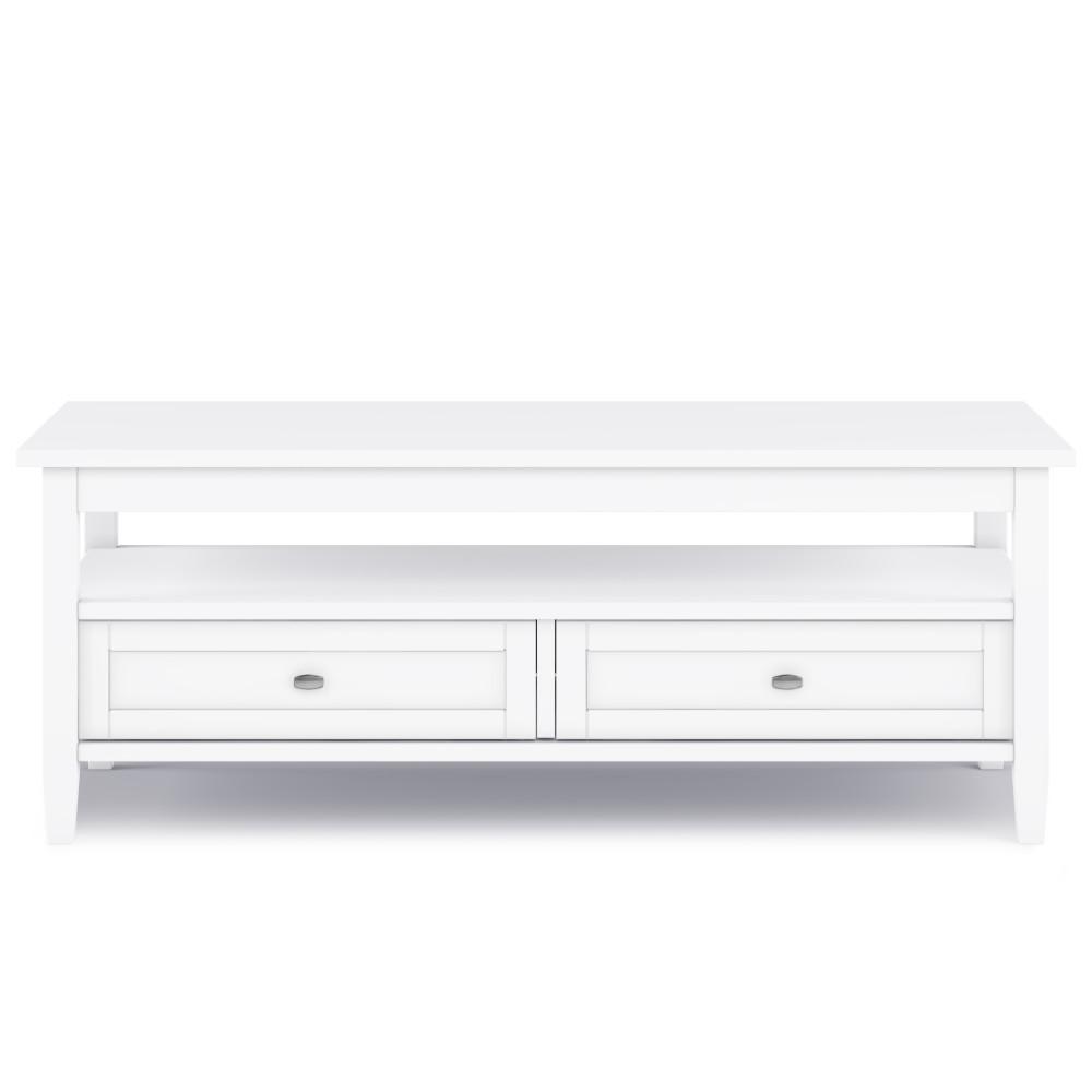 White | Warm Shaker 48 inch Coffee Table
