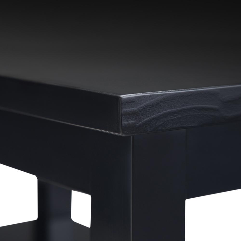 Black | Warm Shaker Narrow Side Table