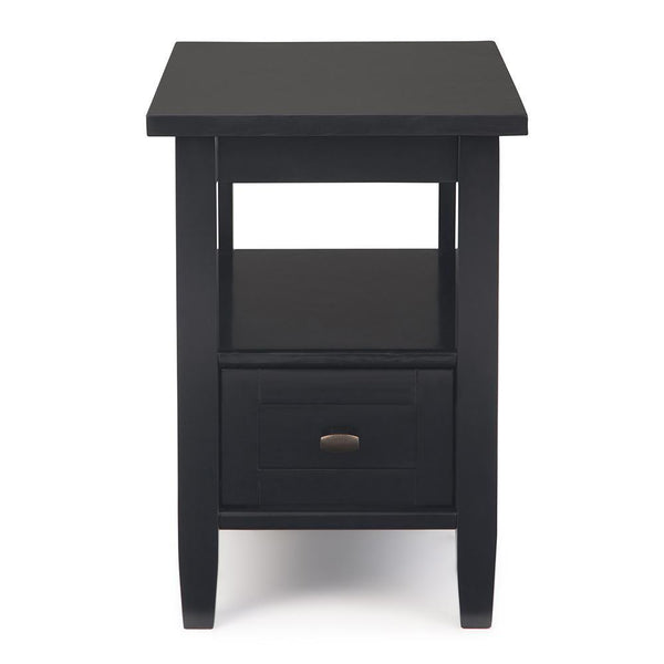 Black | Warm Shaker Narrow Side Table