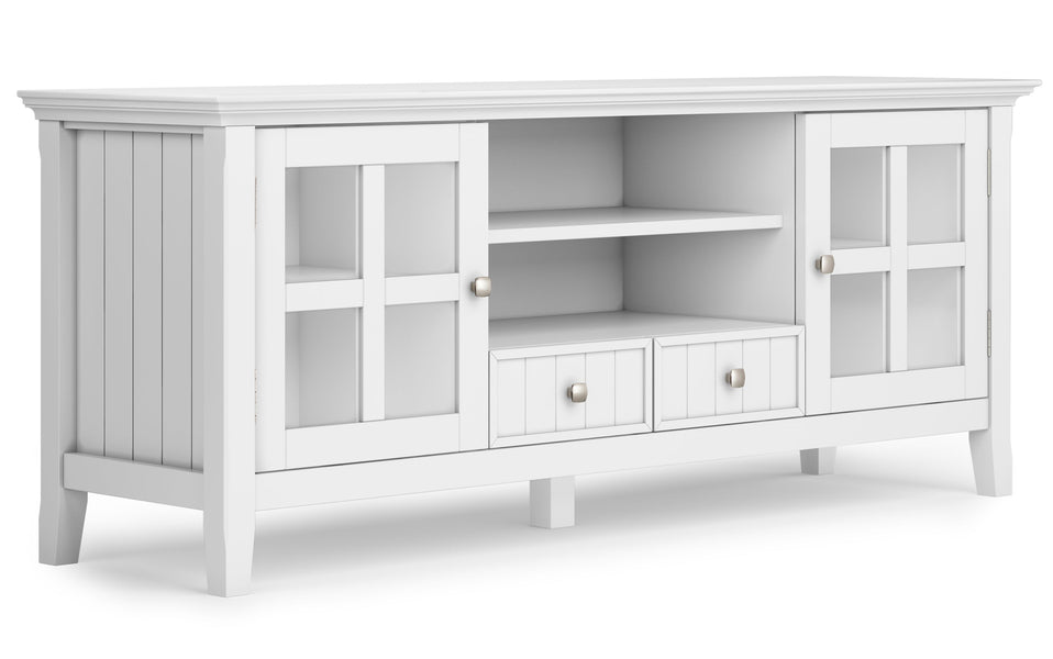 White | Acadian 60 inch TV Stand