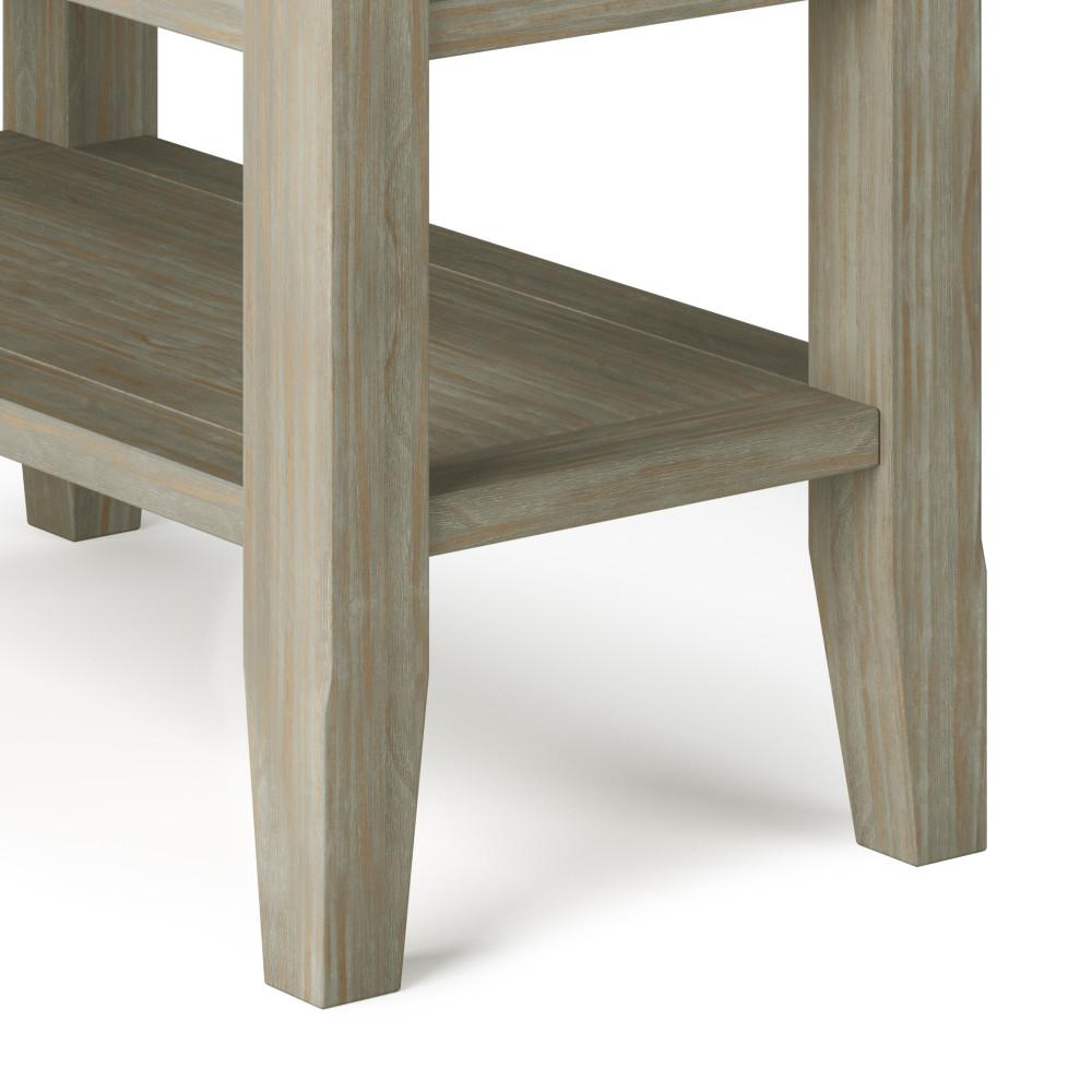 Distressed Grey | Acadian Narrow Side Table