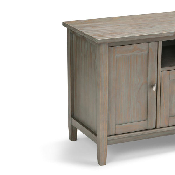 Distressed Grey | Warm Shaker 72 inch TV Stand