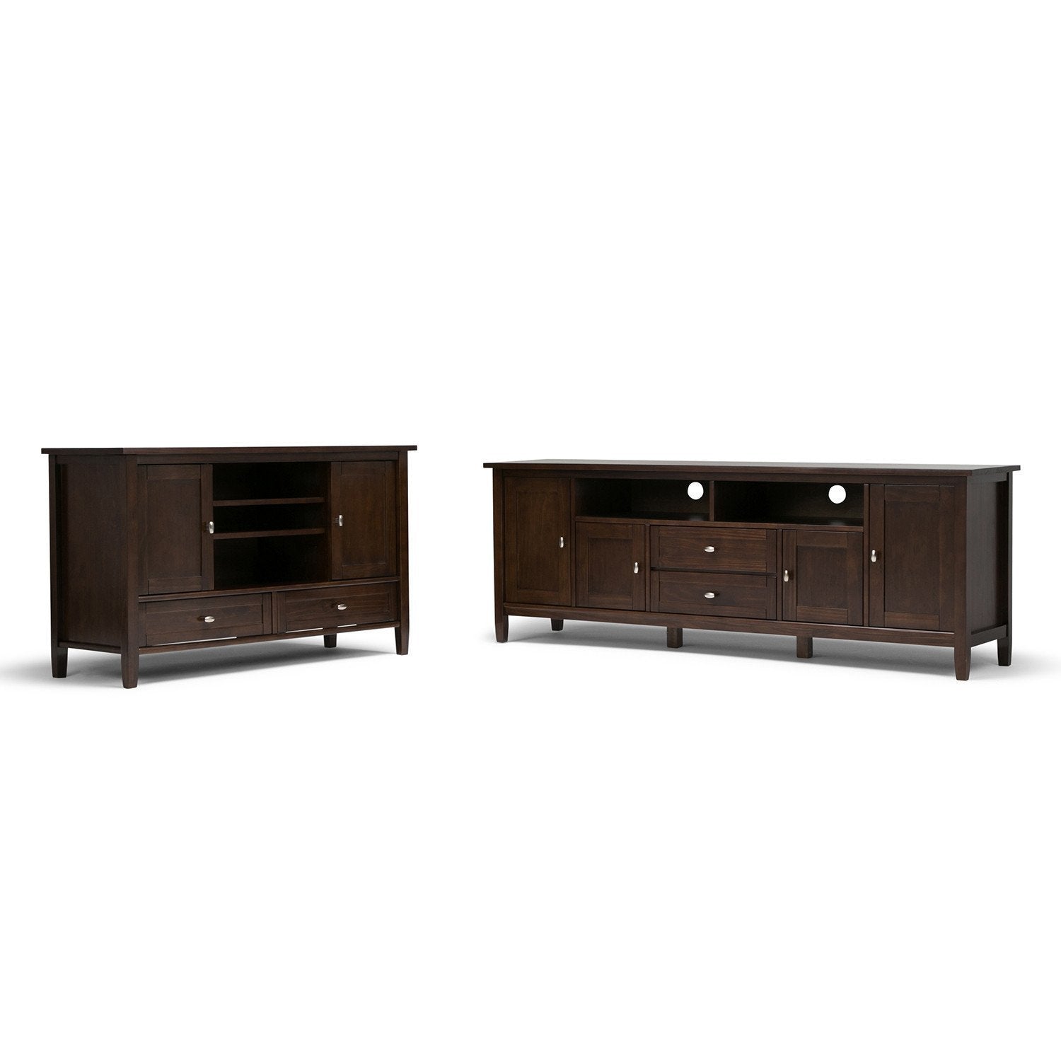 Tobacco Brown | Warm Shaker 72 inch TV Stand
