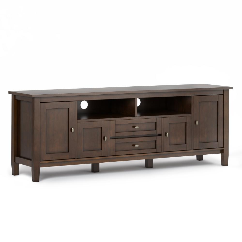 Russet Brown | Warm Shaker 72 inch TV Stand