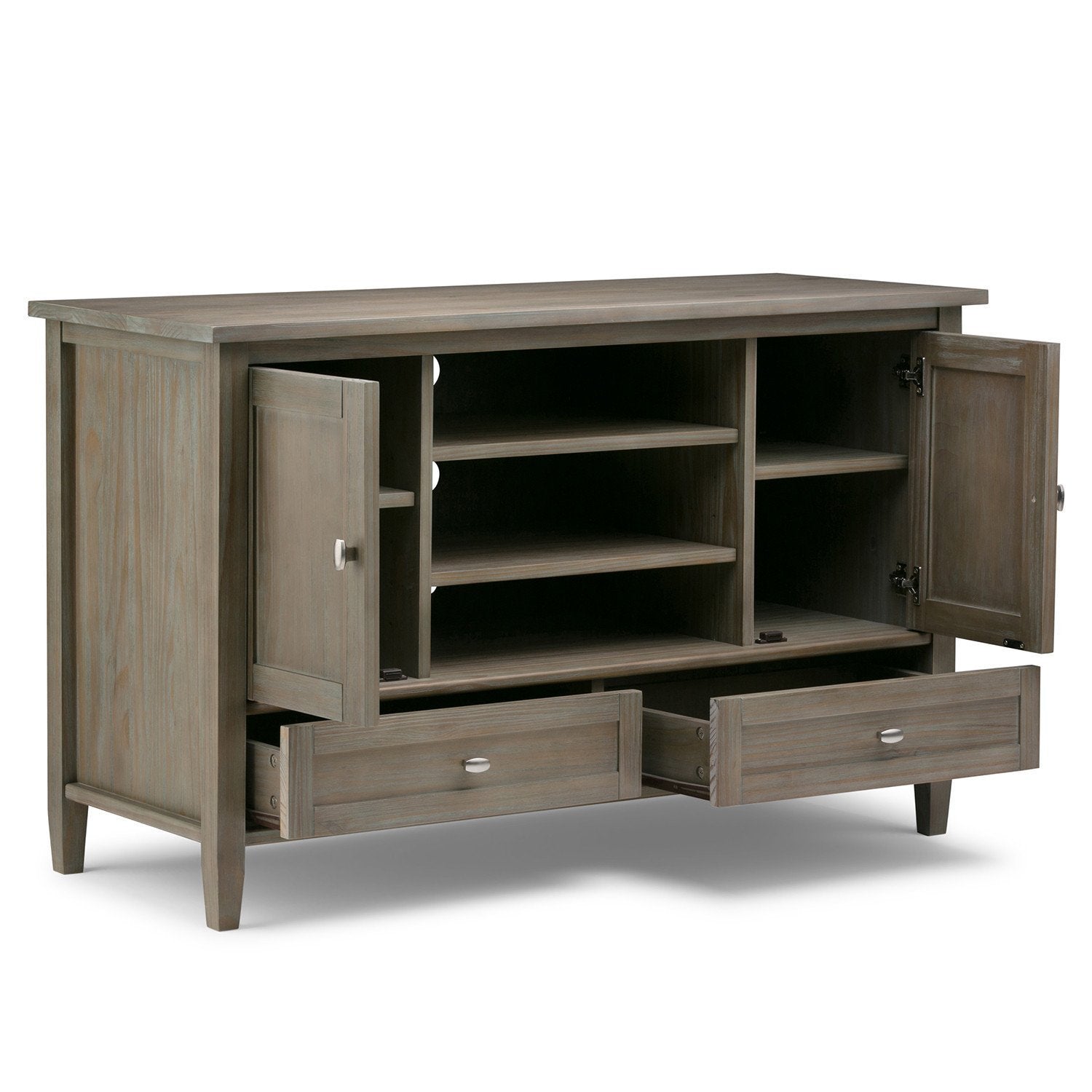 Distressed Grey | Warm Shaker 47 inch TV Stand