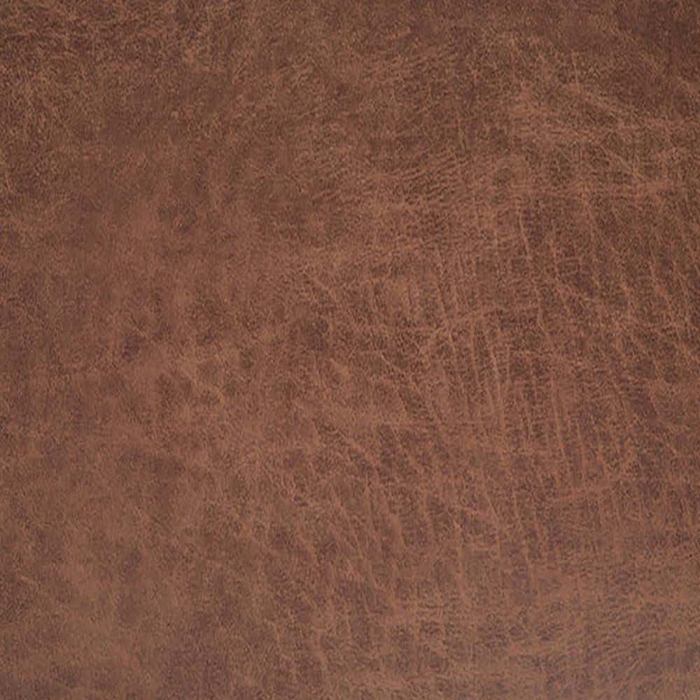 Distressed Umber Brown Distressed Vegan Leather | Avalon Vegan Leather Square Coffee Table Storage Ottoman