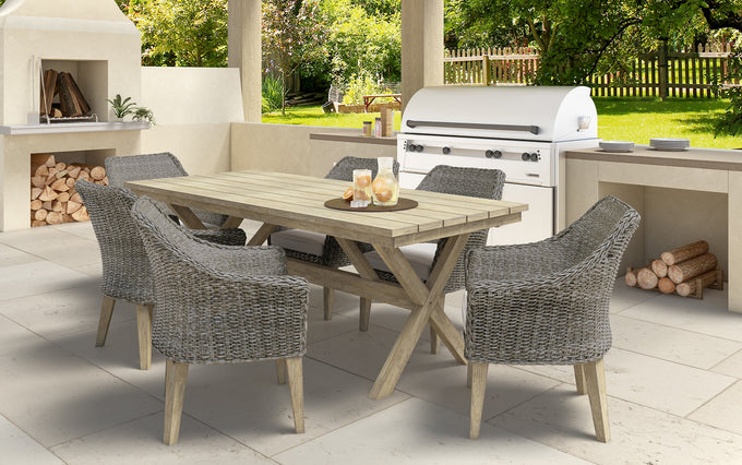 Cypress 7 Piece Outdoor Dining Set