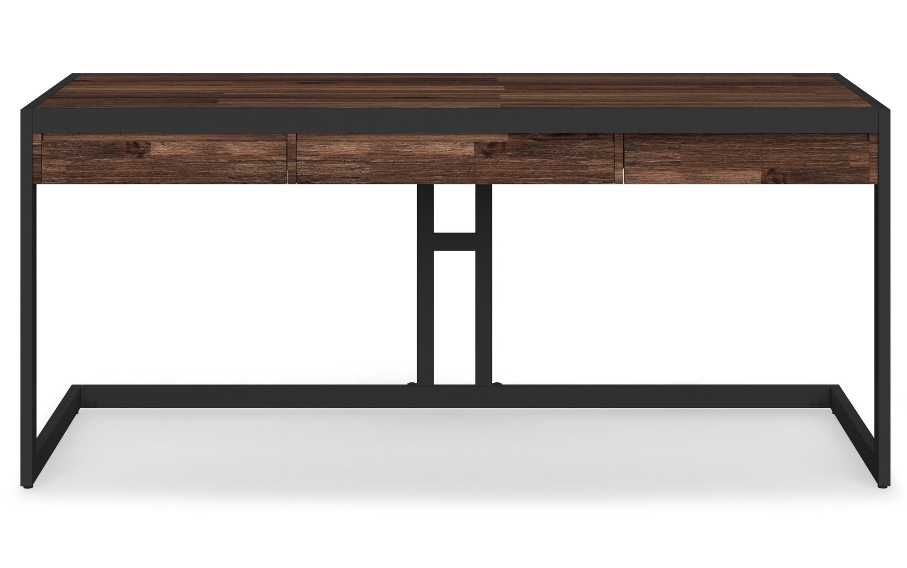 Distressed Charcoal Brown | Erina Large Desk