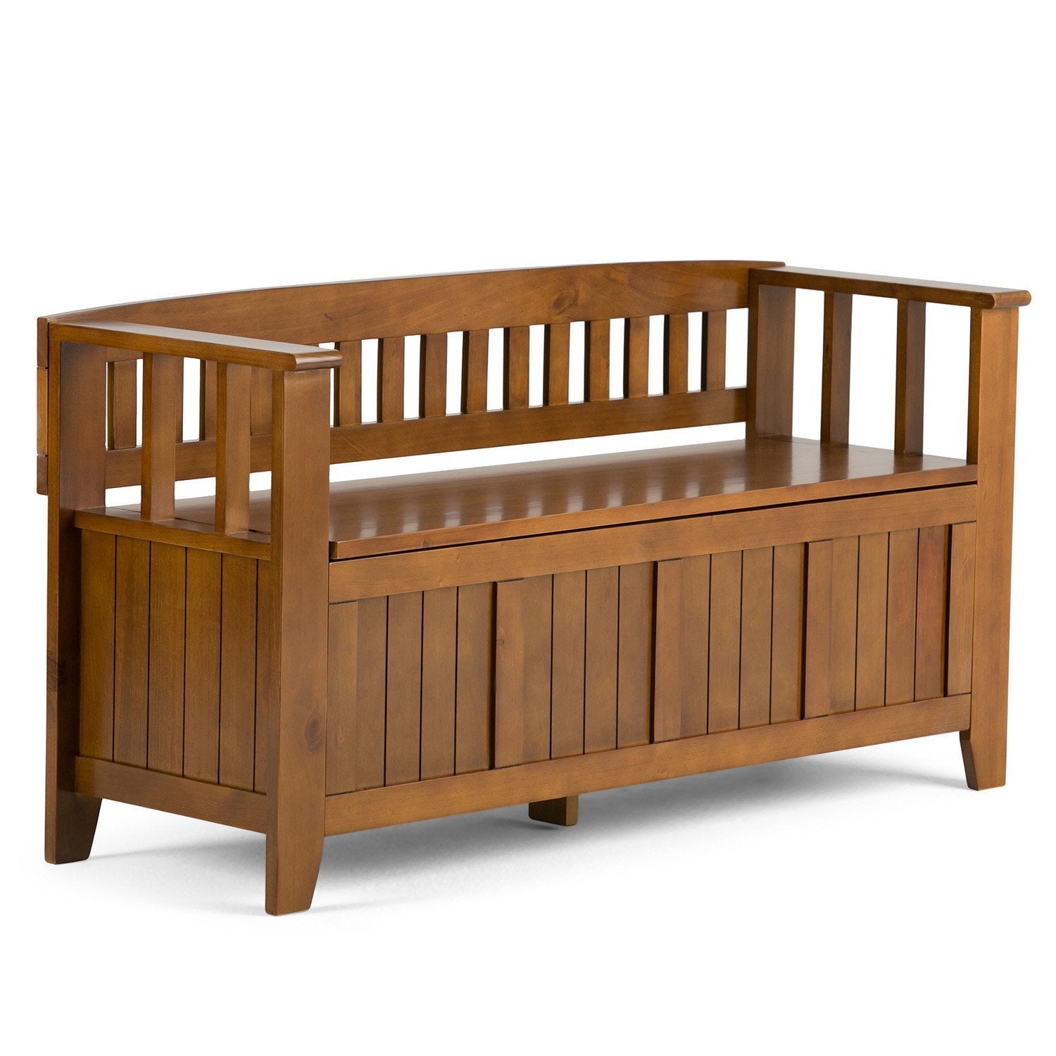Light Avalon Brown | Acadian Entryway Bench