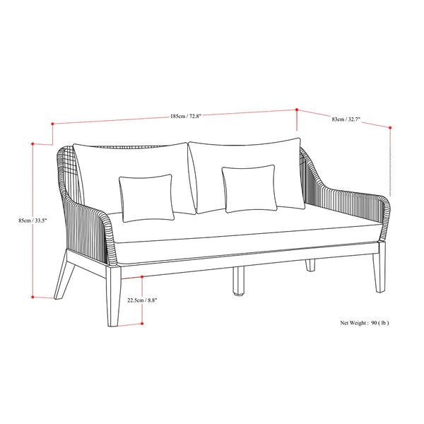 Marigot Outdoor Sofa