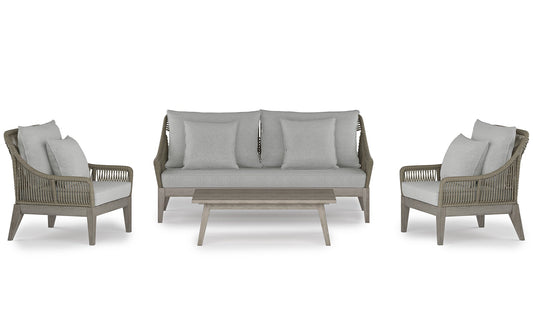 Marigot 4 Piece Outdoor Conversation Set