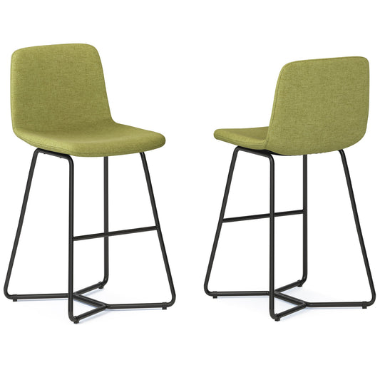 Acid Green | Wilcox Counter Height Stool (Set of 2)